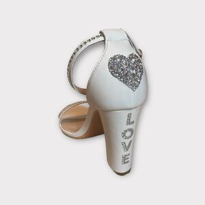 Brand new Emilie Bridal block heels LOVE